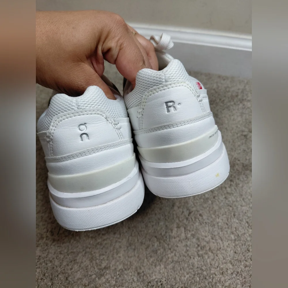 On Running Wome's Size 10.5 White Sneakers